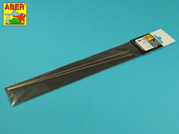 Pręty kwadratowe mosiężne 1,5mm x 245mm KR15 Aber