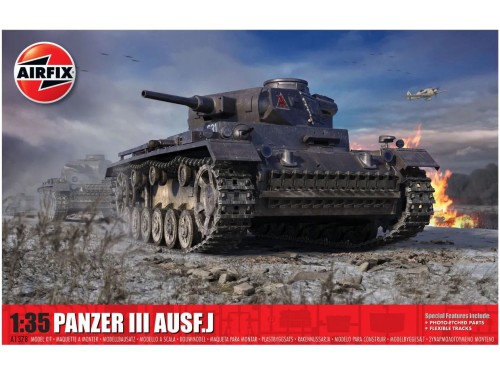 Czołg PzKpfw III Ausf.J A1378 Airfix