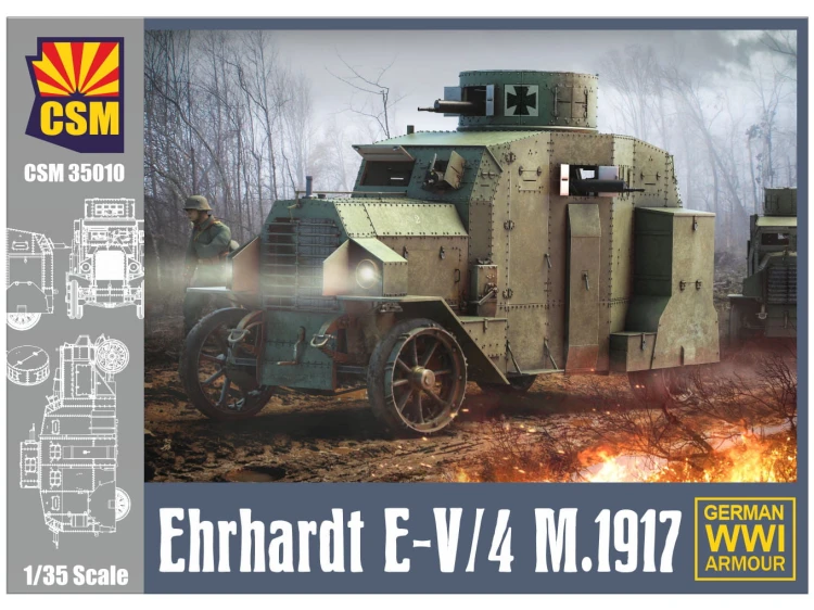 Samochód pancerny Ehrhardt E/V-4 M.1917 CSM35010 CSM