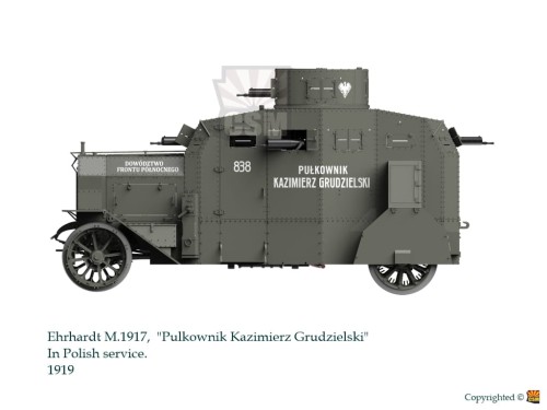 Samochód pancerny Ehrhardt E/V-4 M.1917 CSM35010 CSM