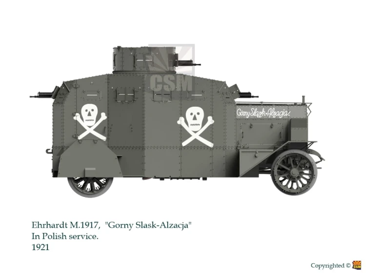 Samochód pancerny Ehrhardt E/V-4 M.1917 CSM35010 CSM