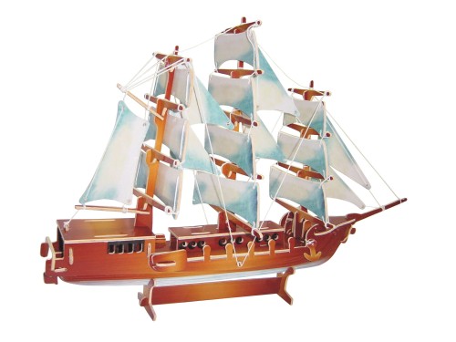 Żaglowiec składanka drewniana PC049 Sea-Land