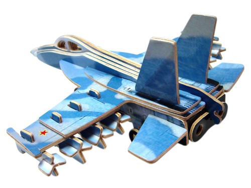 Samolot F-18 Hornet składanka drewniana puzzle 3D PC104 Sea-Land