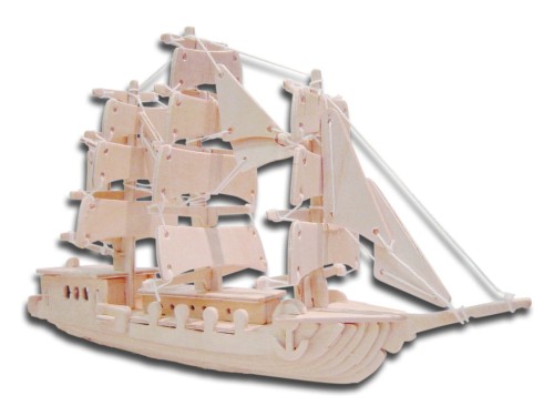 Żaglowiec składanka drewniana P049A Sea-Land