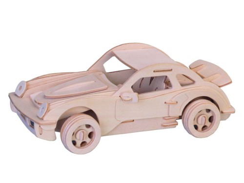 Samochód Porsche składanka drewniana P066a Sea-Land
