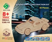 Samochód Porsche składanka drewniana P066a Sea-Land
