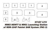 M983 HEMTT z mobilnym radarem AN/TPY-2 X 07177 Trumpeter