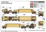 M983 HEMTT z mobilnym radarem AN/TPY-2 X 07177 Trumpeter