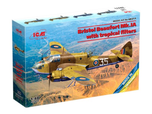 Samolot Bristol Beaufort Mk.IA 48311 ICM