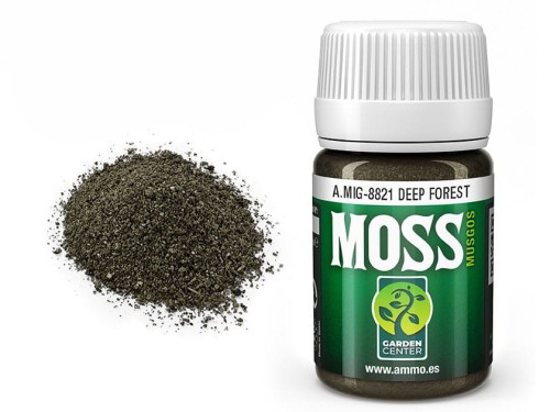 Posypka modelarska MOSS Deep Forest A.MIG-8821 AMMO Mig Jimenez