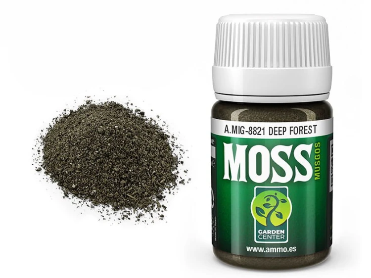 Posypka modelarska MOSS Deep Forest A.MIG-8821 AMMO Mig Jimenez