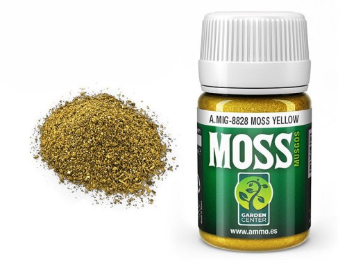 Posypka modelarska MOSS Yellow Moss A.MIG-8828 AMMO Mig Jimenez