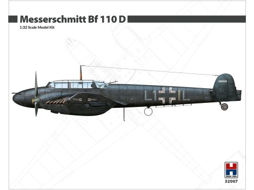 Samolot Messerschmitt Bf110 D 32007 Hobby 2000