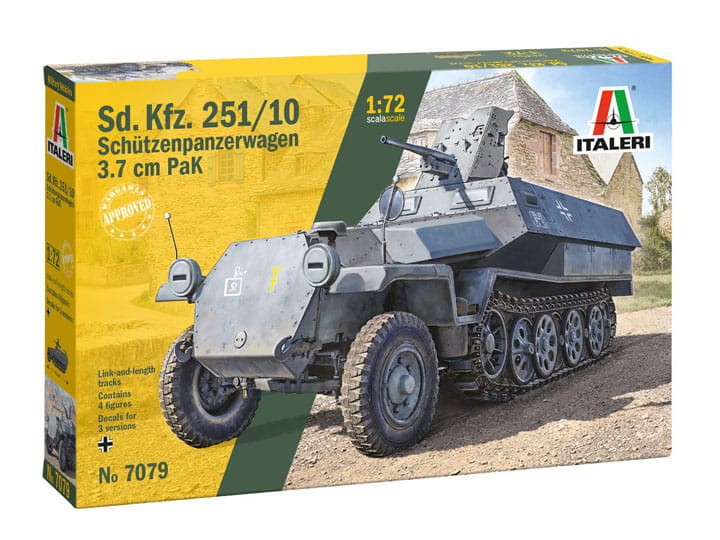 Transporter Sd.Kfz. 251/10 Schutzenpanzerwagen 7079 Italeri