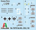 Transporter Sd.Kfz. 251/10 Schutzenpanzerwagen 7079 Italeri