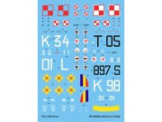 Kalkomania PZL P.23B Karaś 72125 Techmod