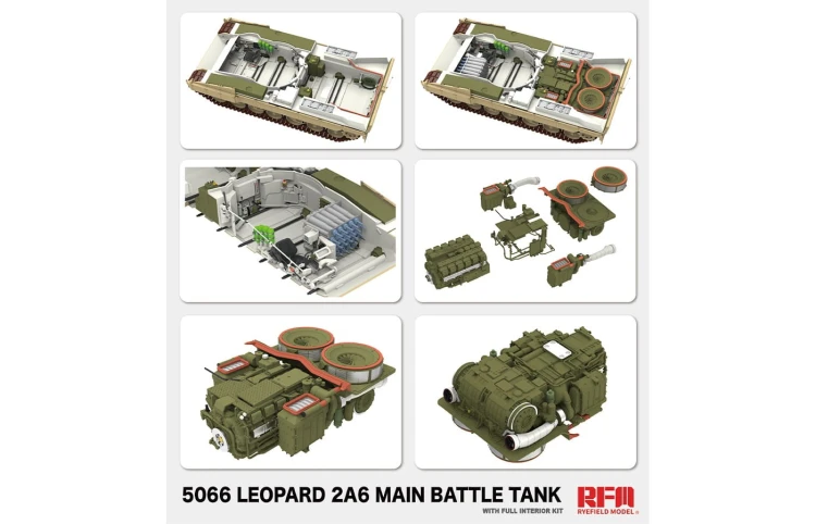 Czołg Leopard 2A6 RM-5066 RFM
