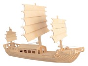 Żaglowiec chiński składanka drewniana P045 Sea-Land
