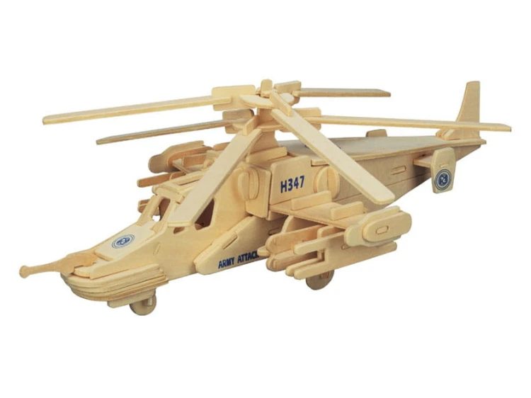 Helikopter Ka-50 składanka drewniana P099 Sea-Land