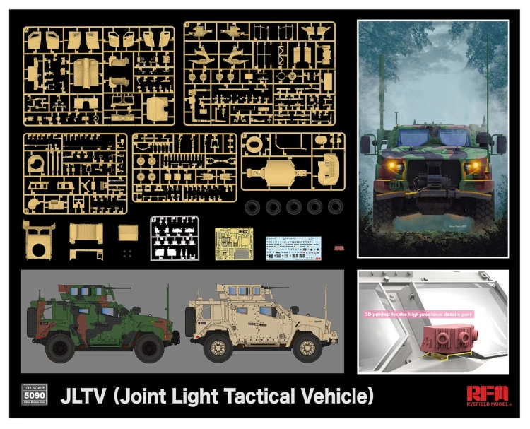 Pojazd opancerzony JLTV RM-5090 RFM Rye Field Model