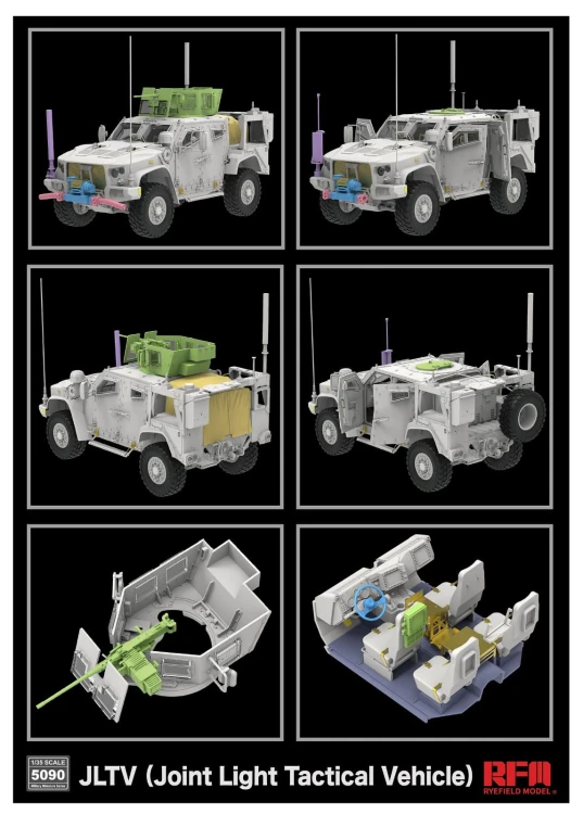 Pojazd opancerzony JLTV RM-5090 RFM Rye Field Model