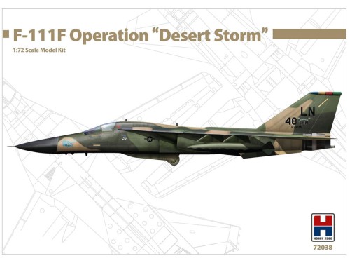 Samolot General Dynamics F-111F 72038 Hobby 2000