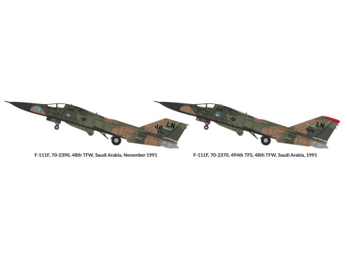 Samolot General Dynamics F-111F 72038 Hobby 2000