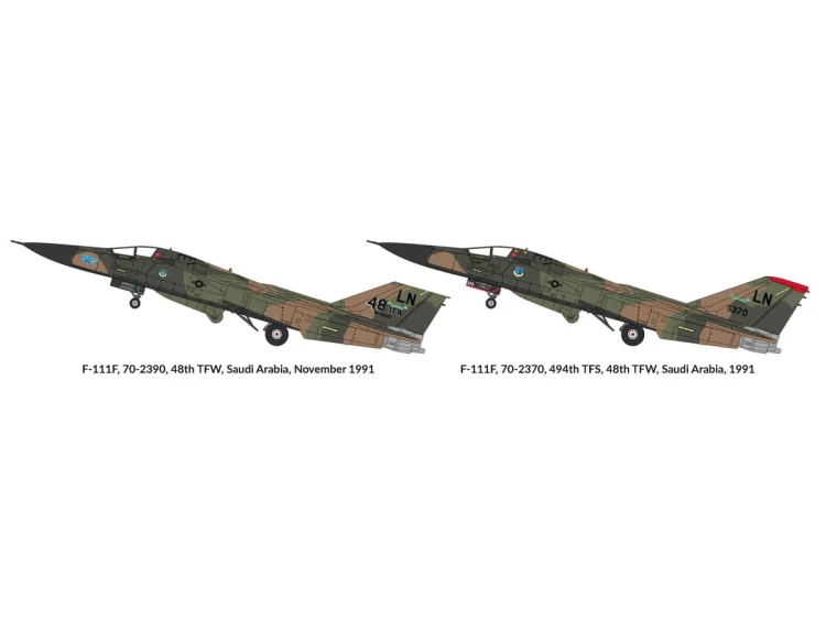 Samolot General Dynamics F-111F 72038 Hobby 2000