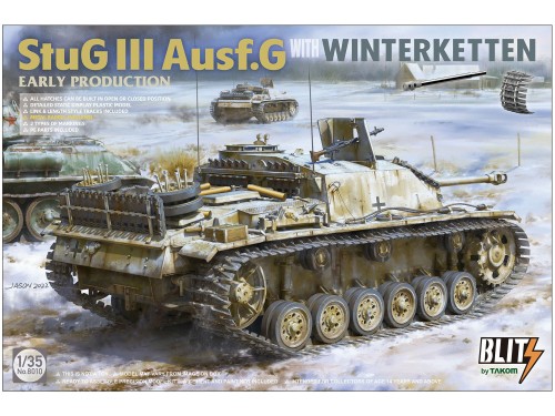 Działo StuG Sturmgeschutz III Ausf.G 8010 Takom