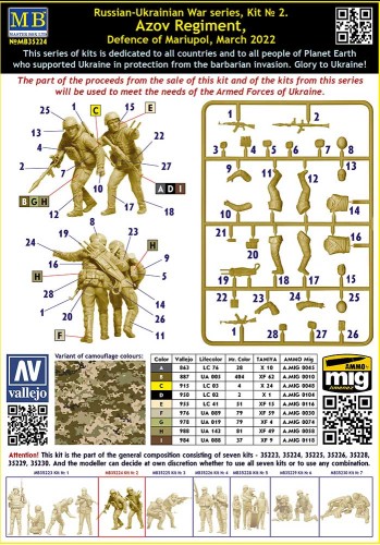 Figurki Pułk Azow obrona Mariupola MB35224 MB