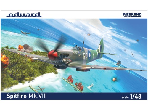 Samolot Supermarine Spitfire Mk.VIII 84154 Eduard
