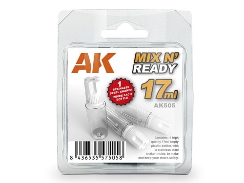 Buteleczka do mieszania farb 17ml AK505 AK Interactive