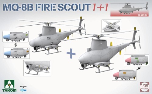 Śmigłowiec Grumman MQ-8B Fire Scout 2165 Takom