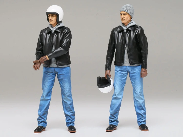 Figurka jeździec kierowca motocykla 14137 Tamiya