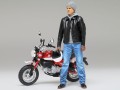 Figurka jeździec kierowca motocykla 14137 Tamiya