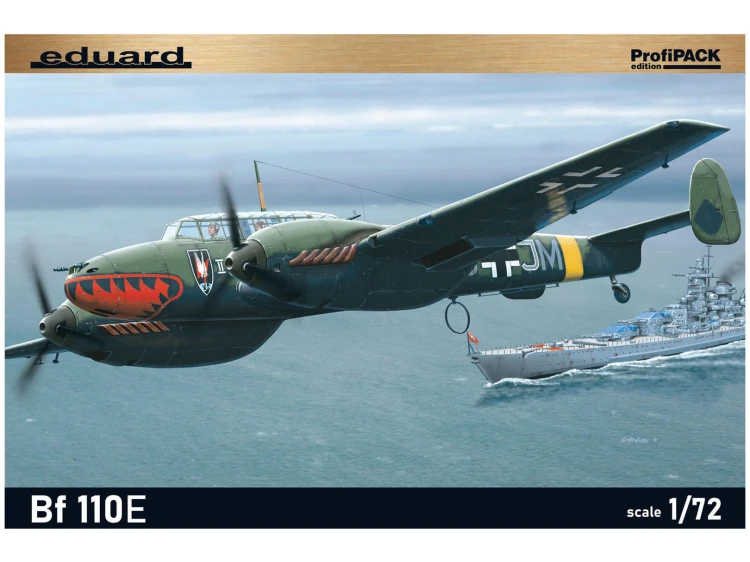 Samolot Messerschmitt Bf110 E 7083 Eduard