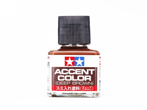 Farba do linii Panel Line Accent Color Deep Brown 87210 Tamiya