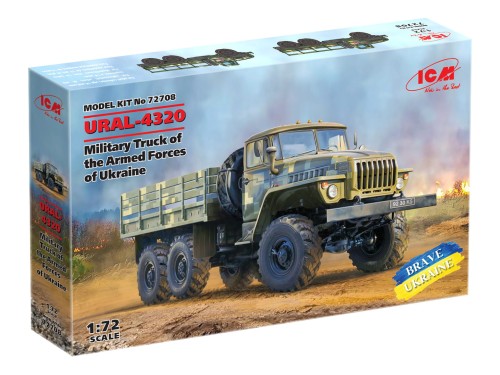 Ciężarówka wojskowa URAL-4320 72708 ICM