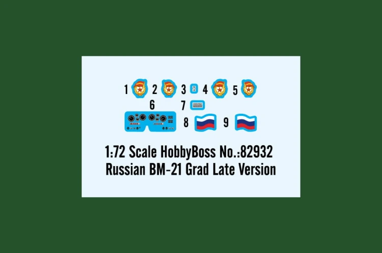 Wyrzutnia samobieżna BM-21 Grad 82932 Hobby Boss
