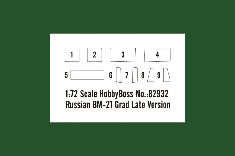 Wyrzutnia samobieżna BM-21 Grad 82932 Hobby Boss