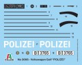 VW Volkswagen Golf I Polizei 3666 Italeri
