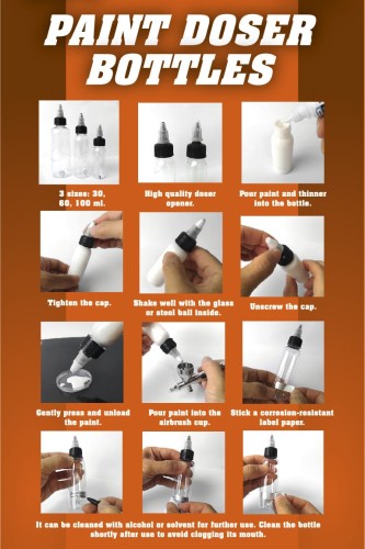 Butelka na farby 3x100ml AK9048 AK Interactive