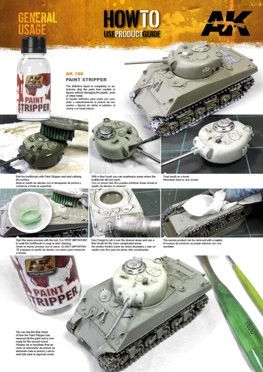 Zmywacz do farb Paint stripper AK11586 AK Interactive