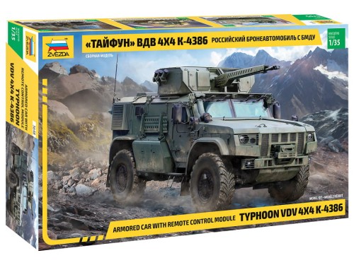 Pojazd opancerzony K-4386 Typhoon VDV 4x4 3648 Zvezda