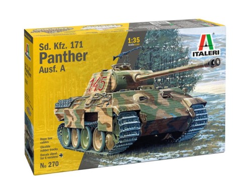 Czołg Panther Sd.Kfz.171 PzKpfw V Ausf.A 0270 Italeri