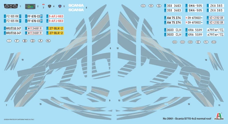 Scania S770 4x2 3961 Italeri