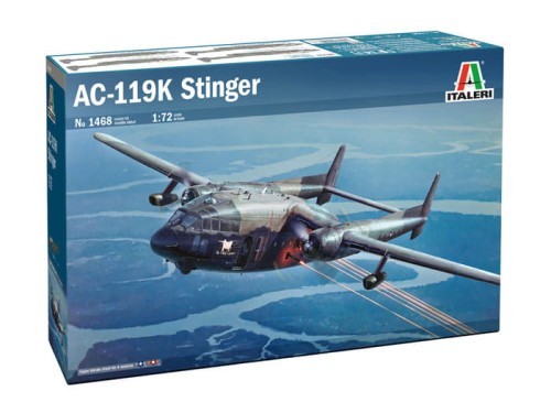 Samolot Fairchild AC-119K Stinger 1468 Italeri