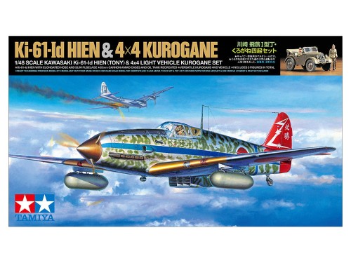Samolot Kawasaki Ki-61-Id & Type 95 Kurogane 25203 Tamiya