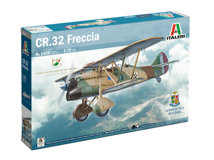 Samolot Fiat CR.32 Freccia 1438 Italeri