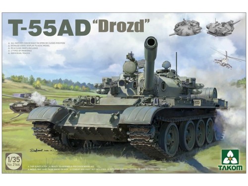 Czołg T-55AD Drozd 2166 Takom